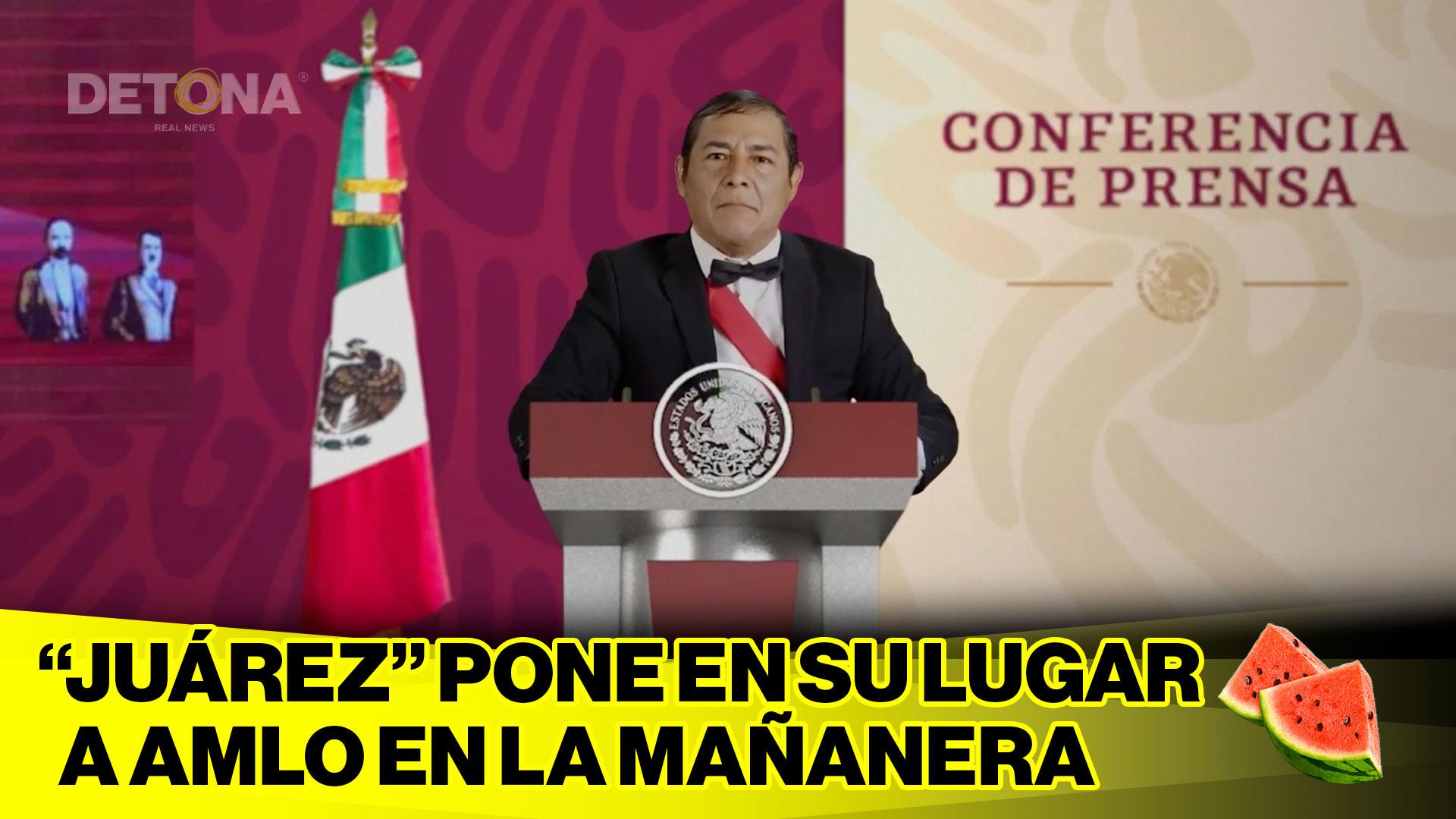 Juárez pone en su lugar a AMLO en la Mañanera